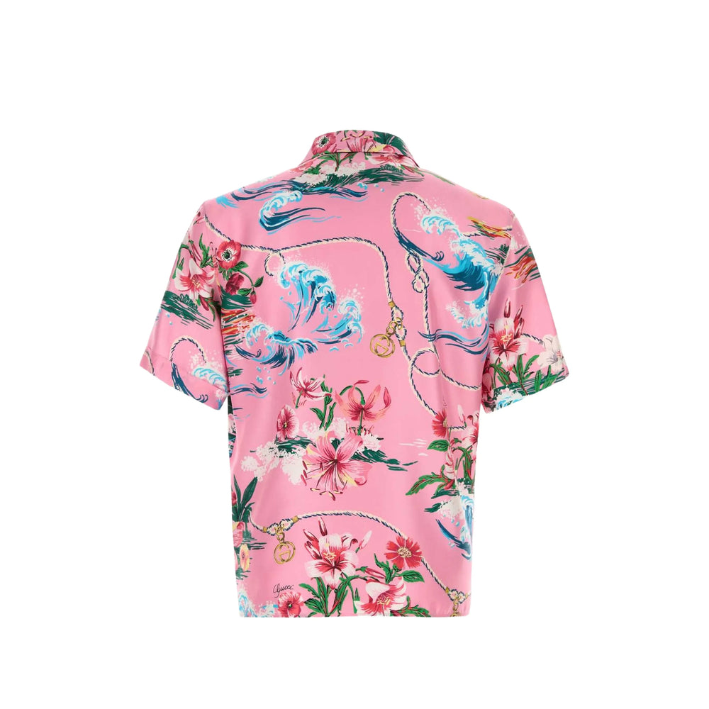 Gucci Pink Shirts Men GUCCI