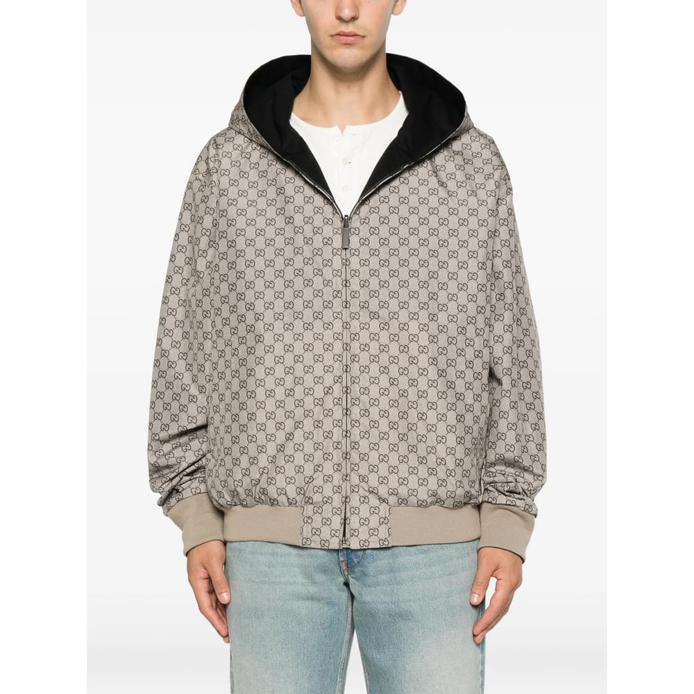 Gucci Black Jackets - Hooded Jackets Men GUCCI