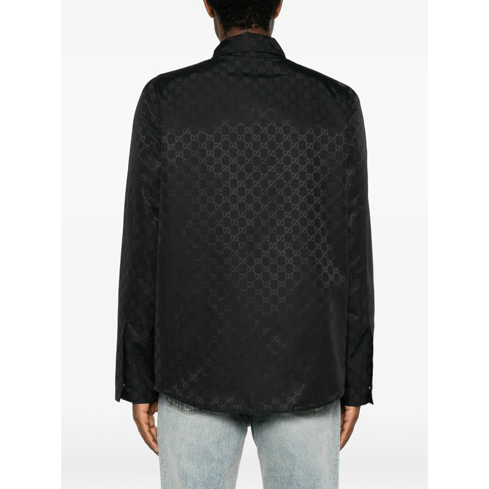 Gucci Black Jackets - Shirt Jackets Men GUCCI
