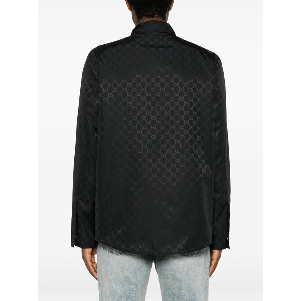 Gucci Black Jackets - Shirt Jackets Men GUCCI