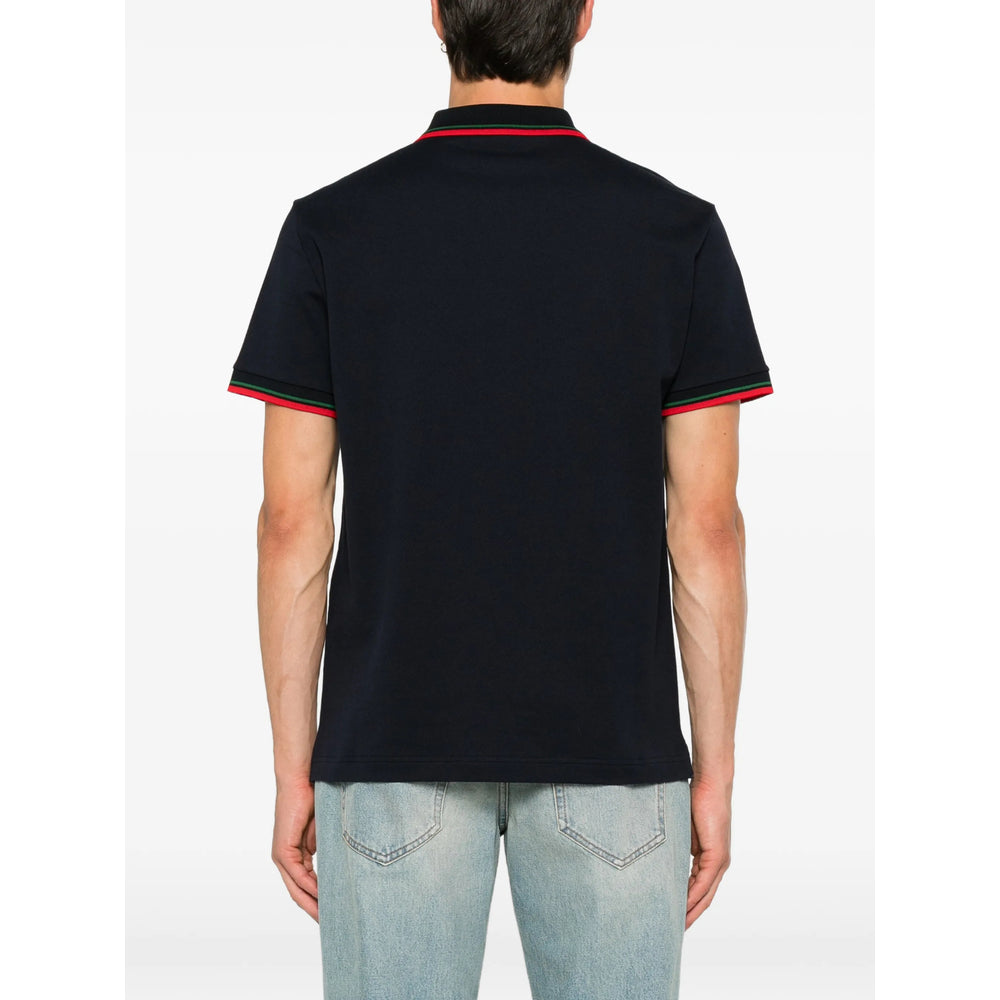 Gucci Blue Polo Shirts Men GUCCI