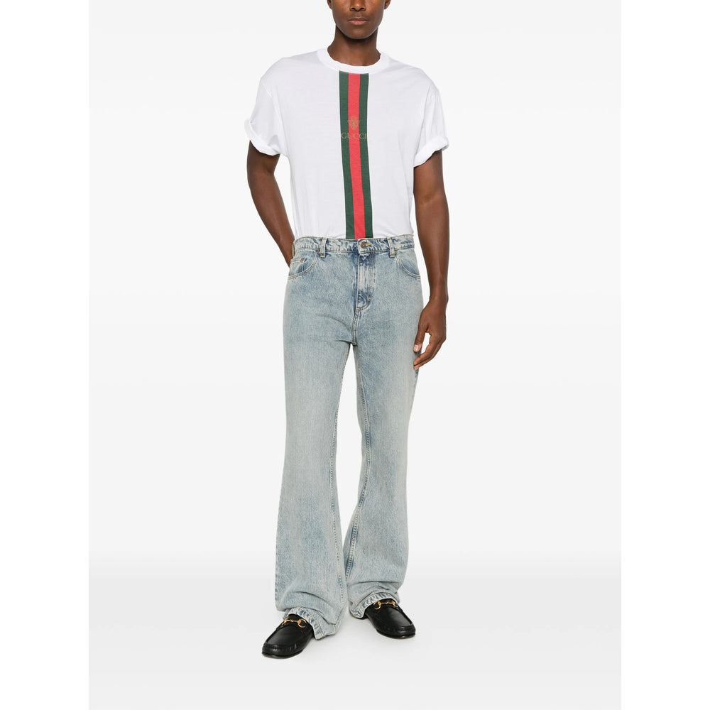 Gucci White T-Shirts & Vests - T-Shirts Men GUCCI