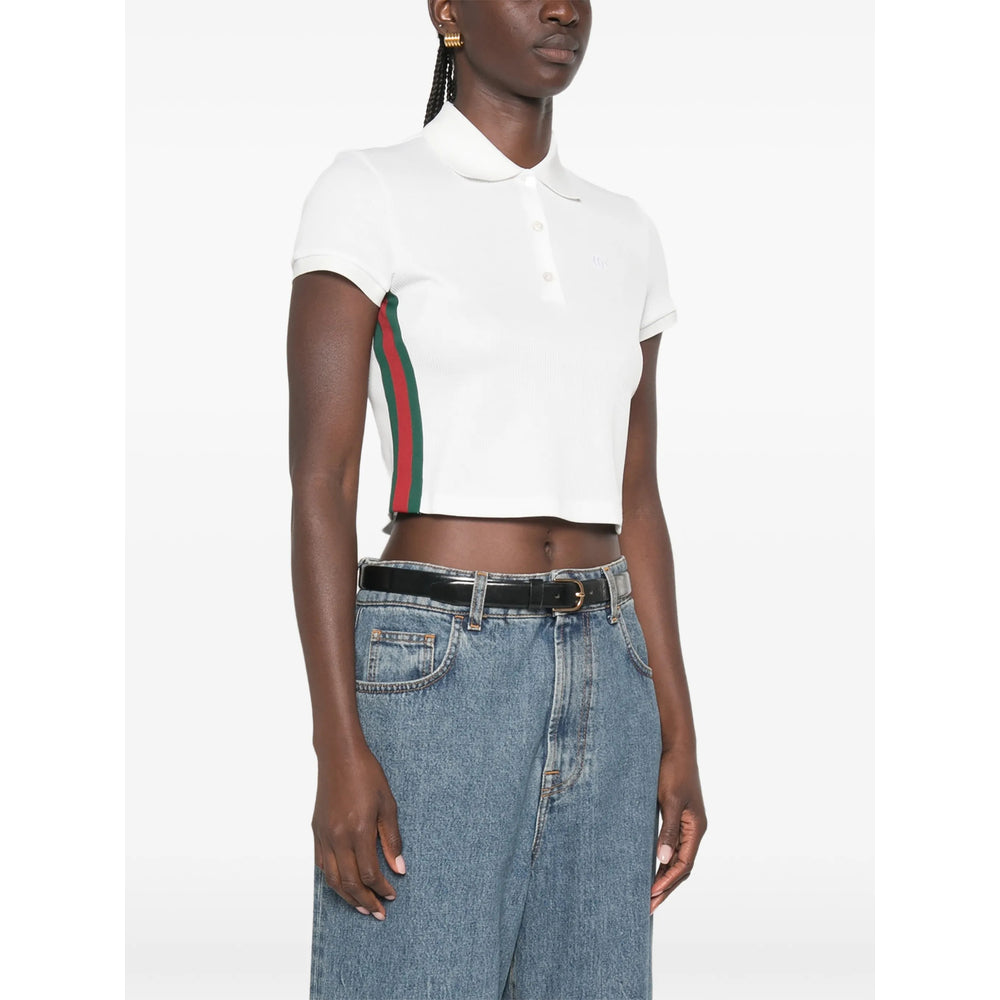 Gucci White Tops - Polo Tops Women GUCCI