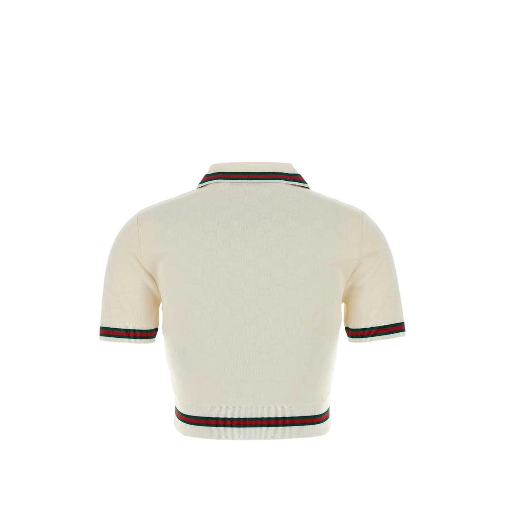 Gucci White Tops - Polo Tops Women GUCCI