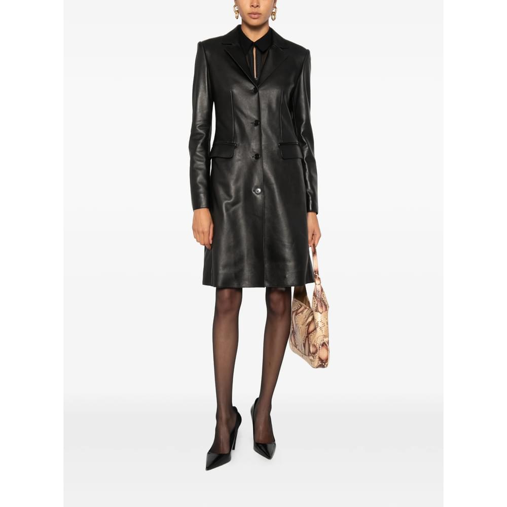 Gucci Black Coats - Single Breasted Coats Women GUCCI