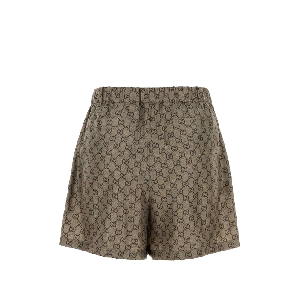Gucci Brown Shorts - Mini Shorts Women GUCCI