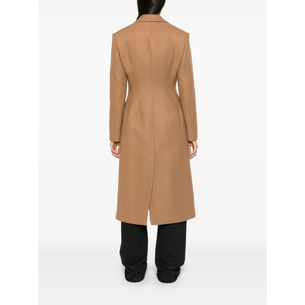 Balenciaga Brown Coats - Double Breasted & Peacoats Women