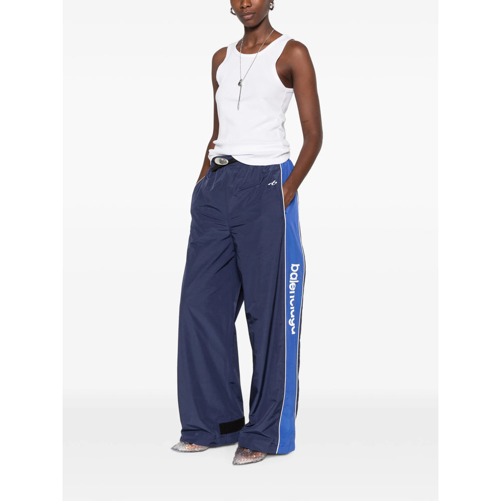 Balenciaga Blue Trousers - Track Pants Women BALENCIAGA
