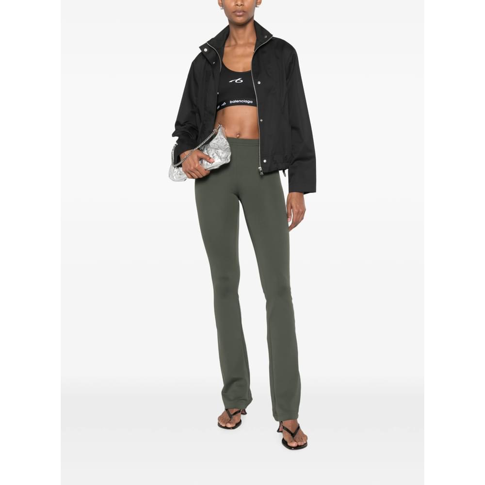 Balenciaga Green Trousers - Leggings Women BALENCIAGA
