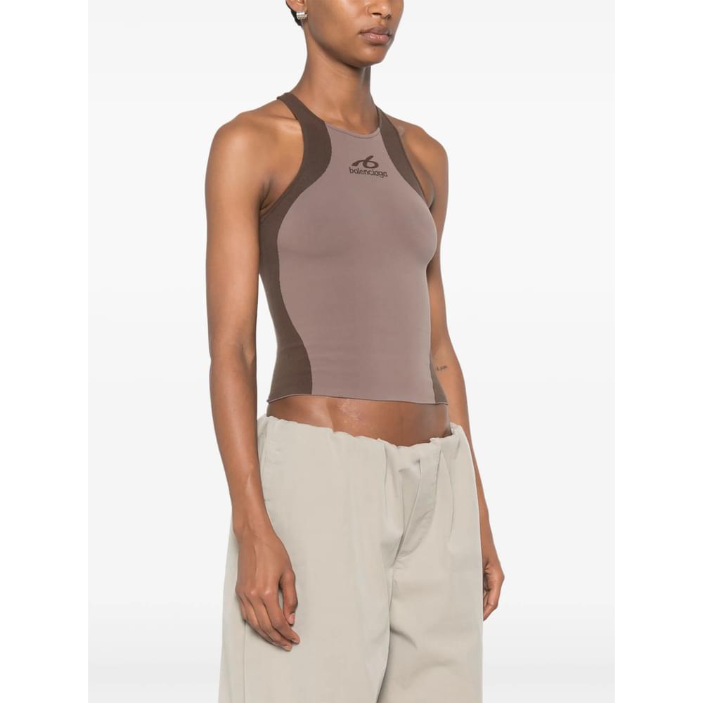 Balenciaga Brown Tops - Vests & Tank Tops Women BALENCIAGA