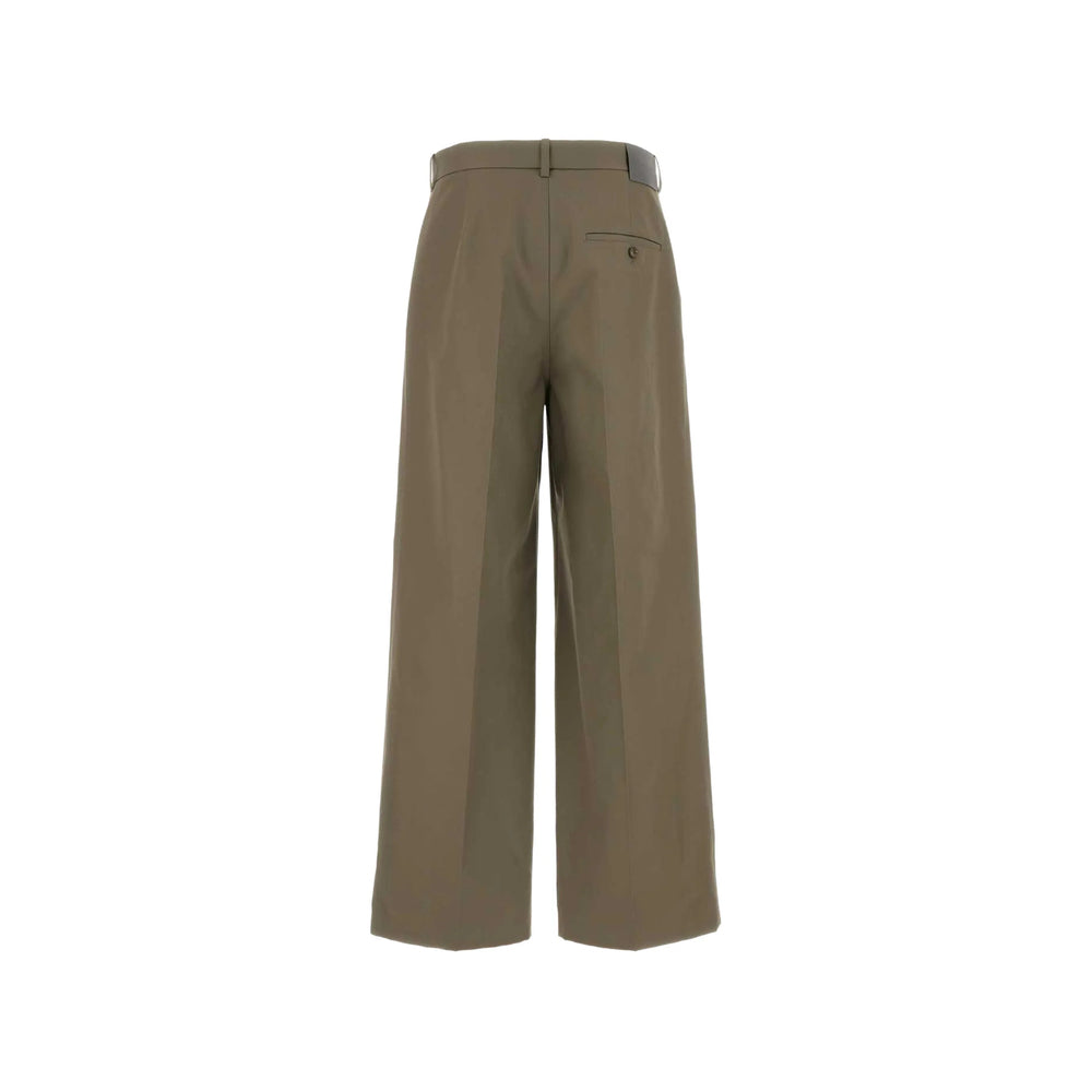 Balenciaga Brown Trousers - Wide-Leg Trousers Men BALENCIAGA