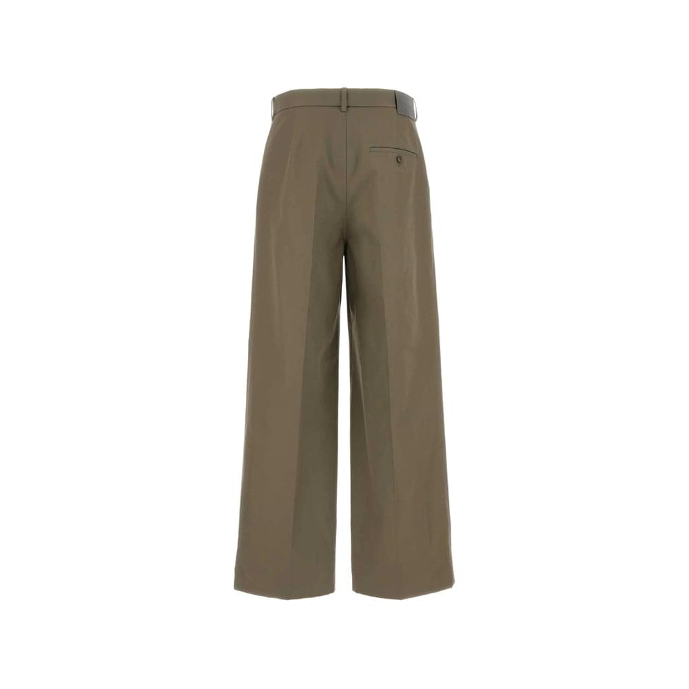 Balenciaga Brown Trousers - Wide-Leg Trousers Men BALENCIAGA