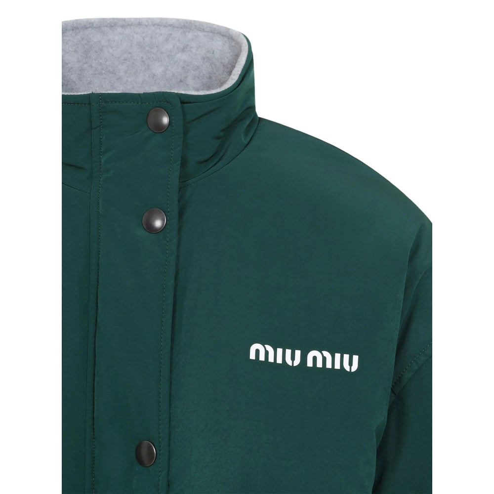 Miu Miu Green Jackets - Oversized Jackets Women MIU MIU