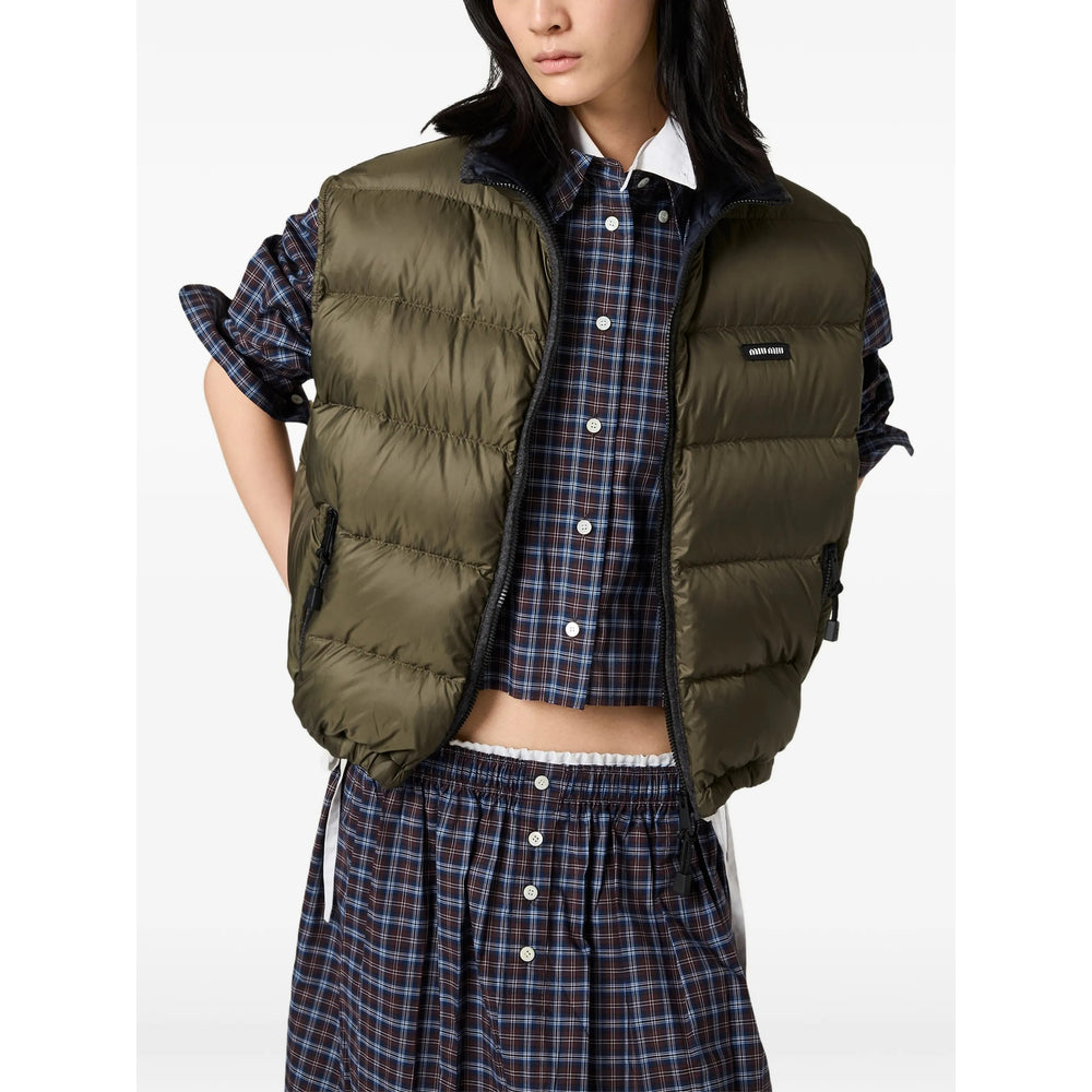 Miu Miu Green Jackets - Waistcoat & Gilets Women