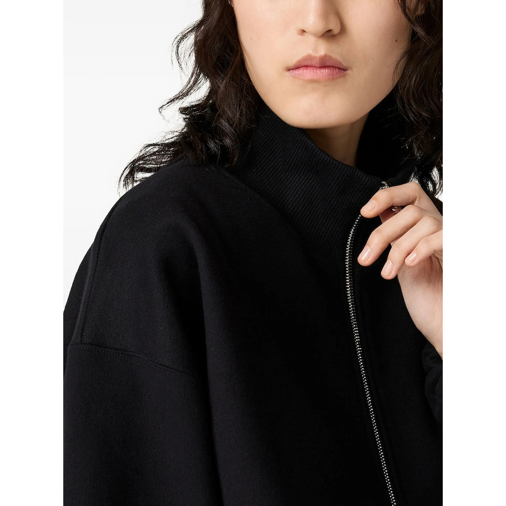 Miu Miu Black Tops - Sweatshirts Women MIU MIU
