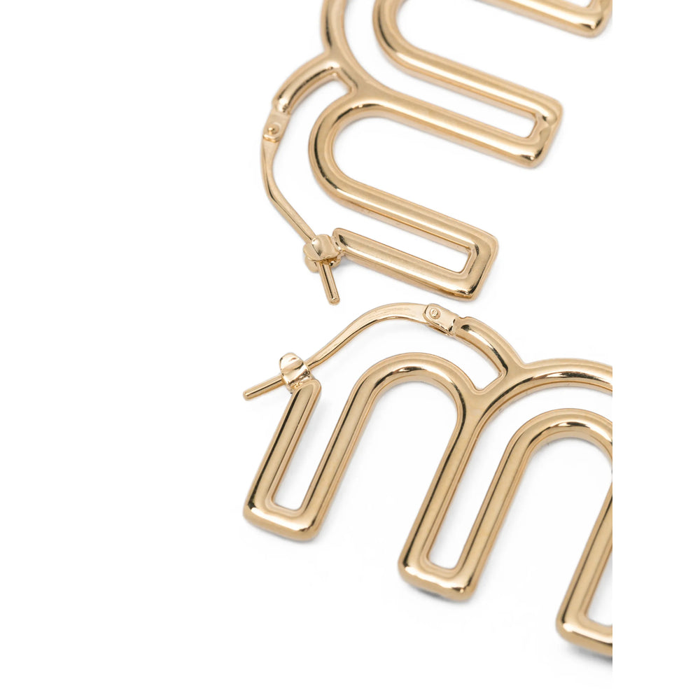 Miu Miu Gold Earrings Women MIU MIU