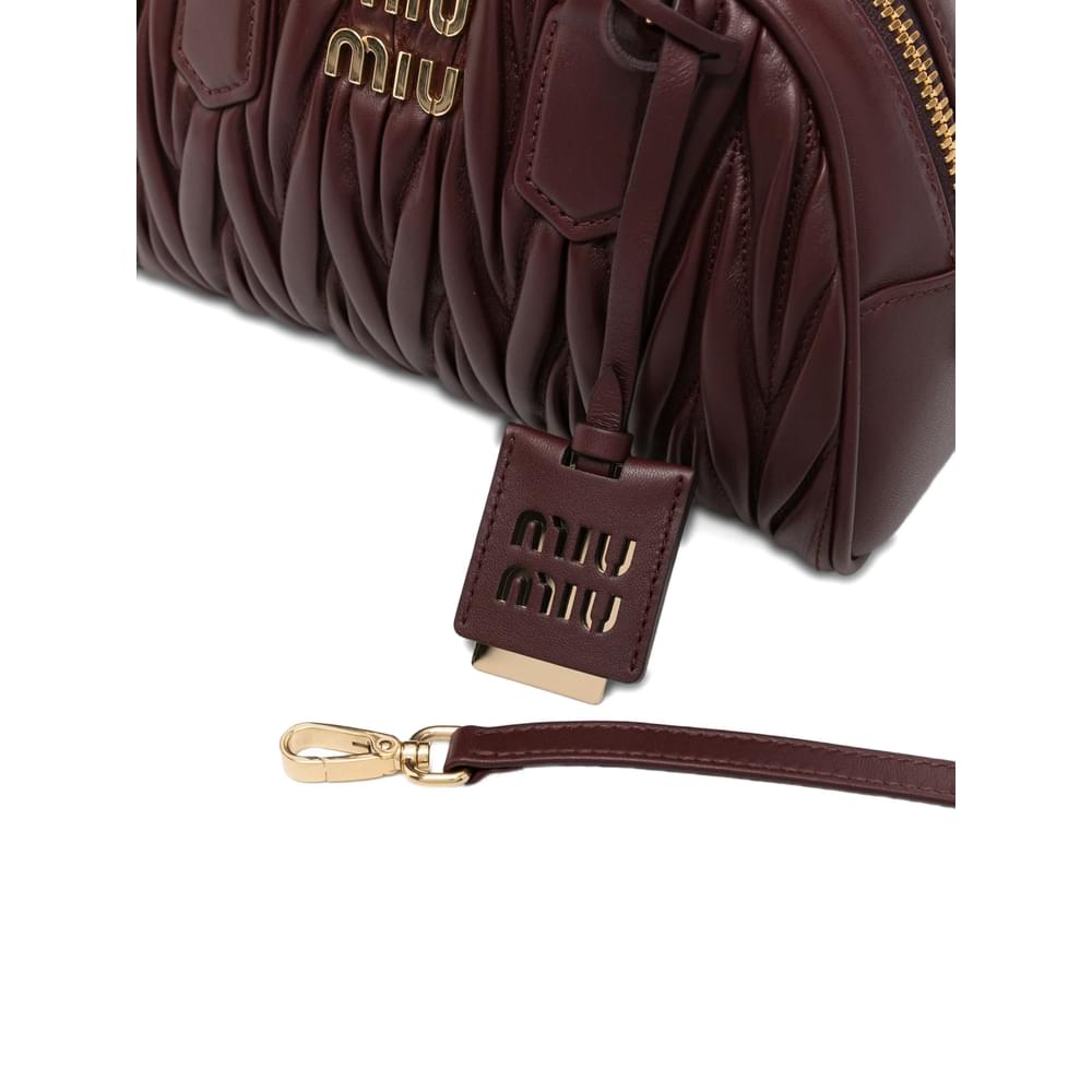 Miu Miu Red Tote Bags Women MIU MIU