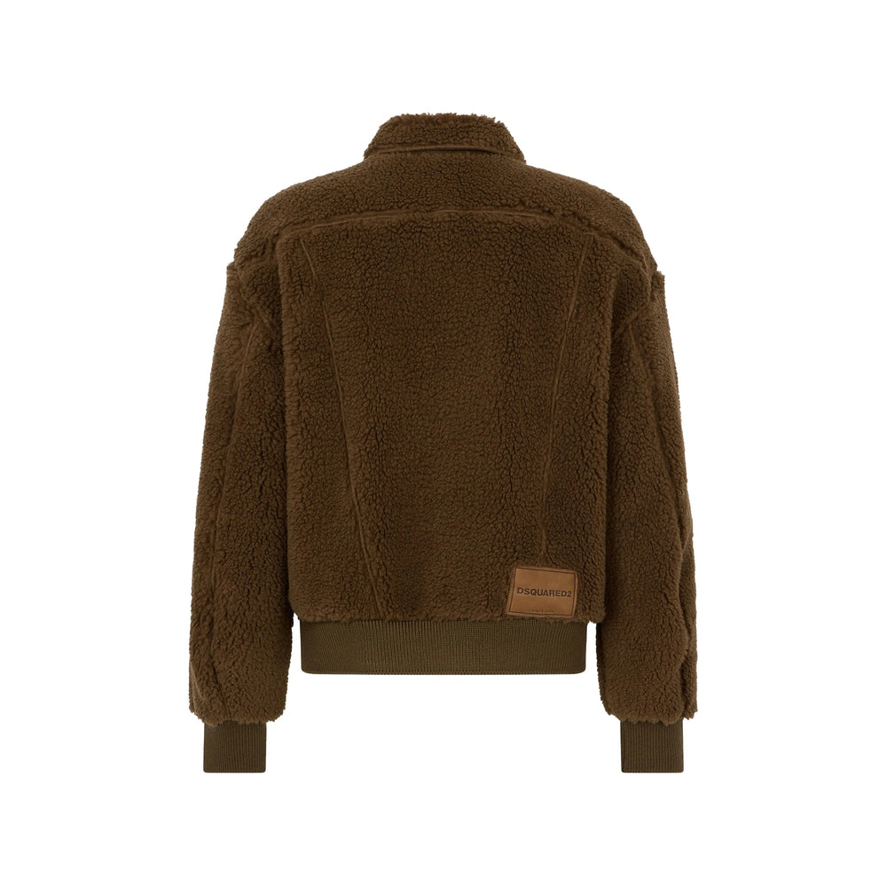 Dsquared2 Brown Jackets - Bomber Jackets Men DSQUARED2