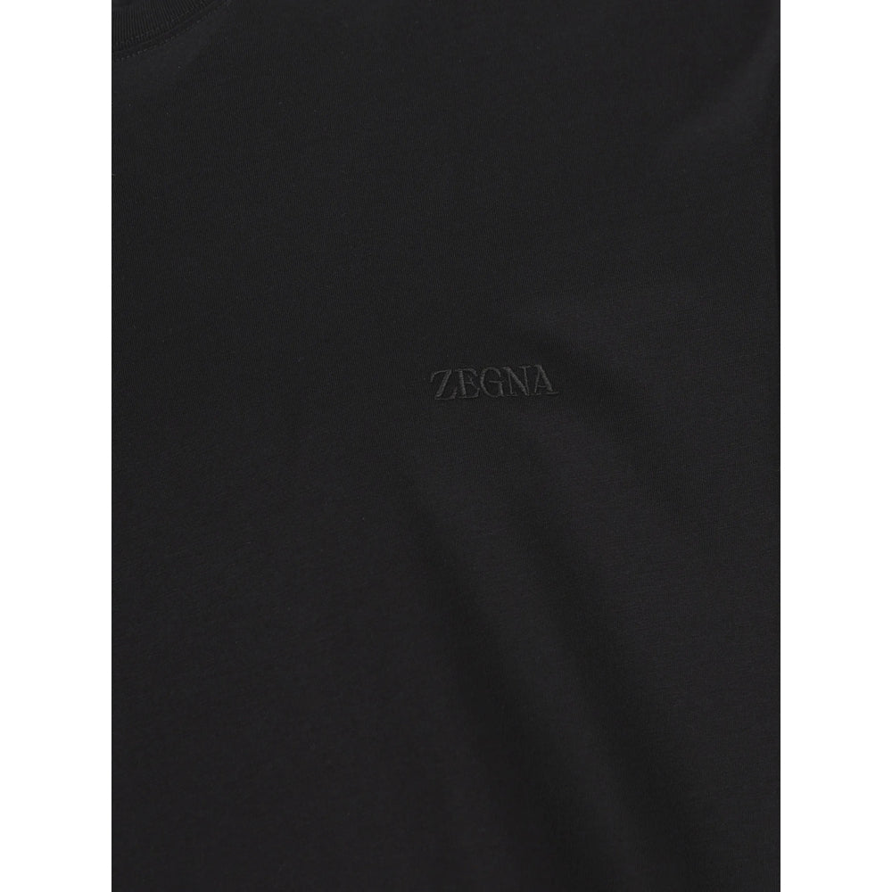 Zegna Black T-Shirts & Vests - T-Shirts Men ZEGNA