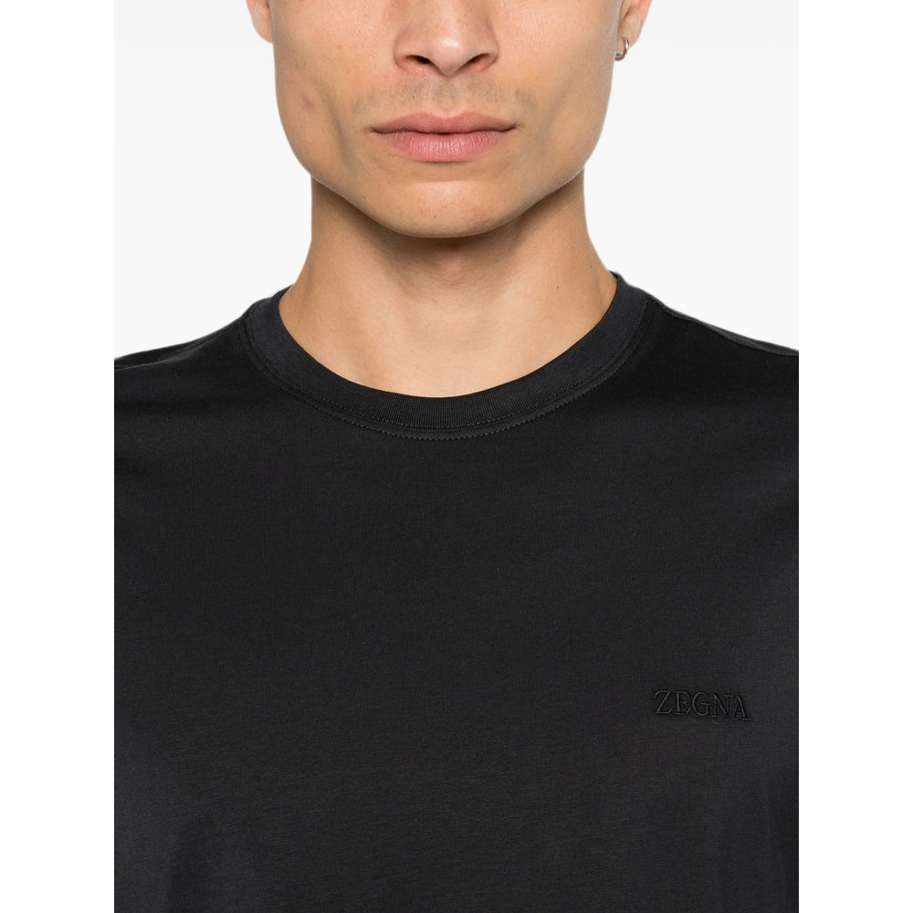 Zegna Grey T-Shirts & Vests - T-Shirts Men ZEGNA
