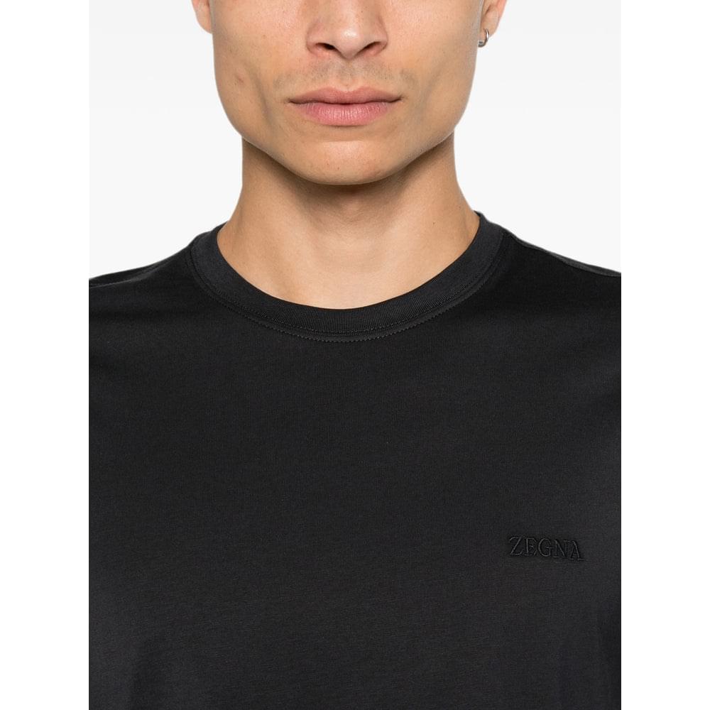 Zegna Grey T-Shirts & Vests - T-Shirts Men ZEGNA