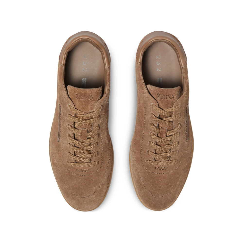 Zegna Brown Trainers - Low-Tops Men