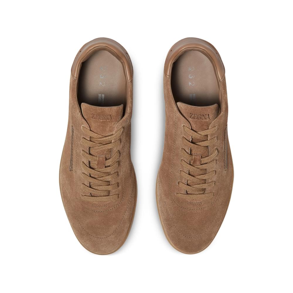 Zegna Brown Trainers - Low-Tops Men ZEGNA