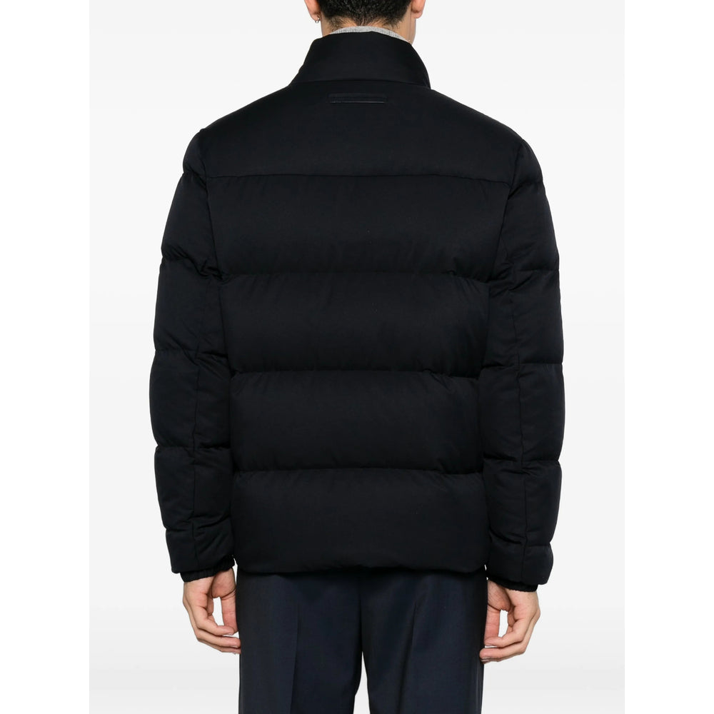 Zegna Black Jackets - Padded & Down Jackets Men ZEGNA