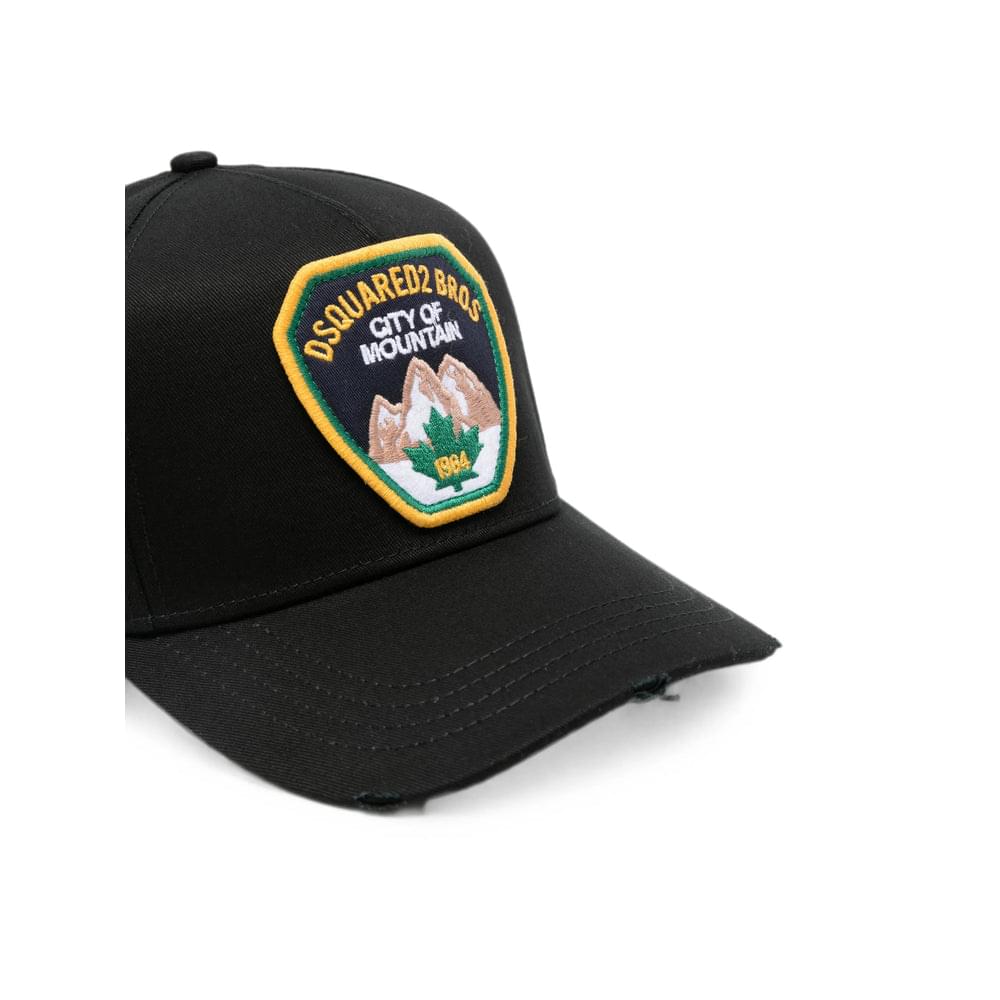 Dsquared2 Black Hats Men Men DSQUARED2