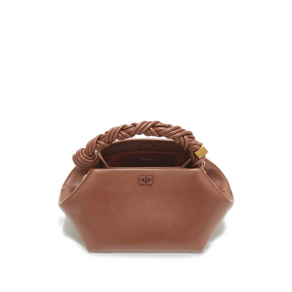 Ganni Brown Tote Bags Women GANNI