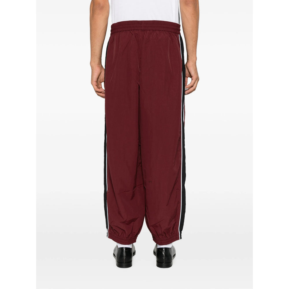 Willy Chavarria Red Trousers - Track Pants Men Willy Chavarria