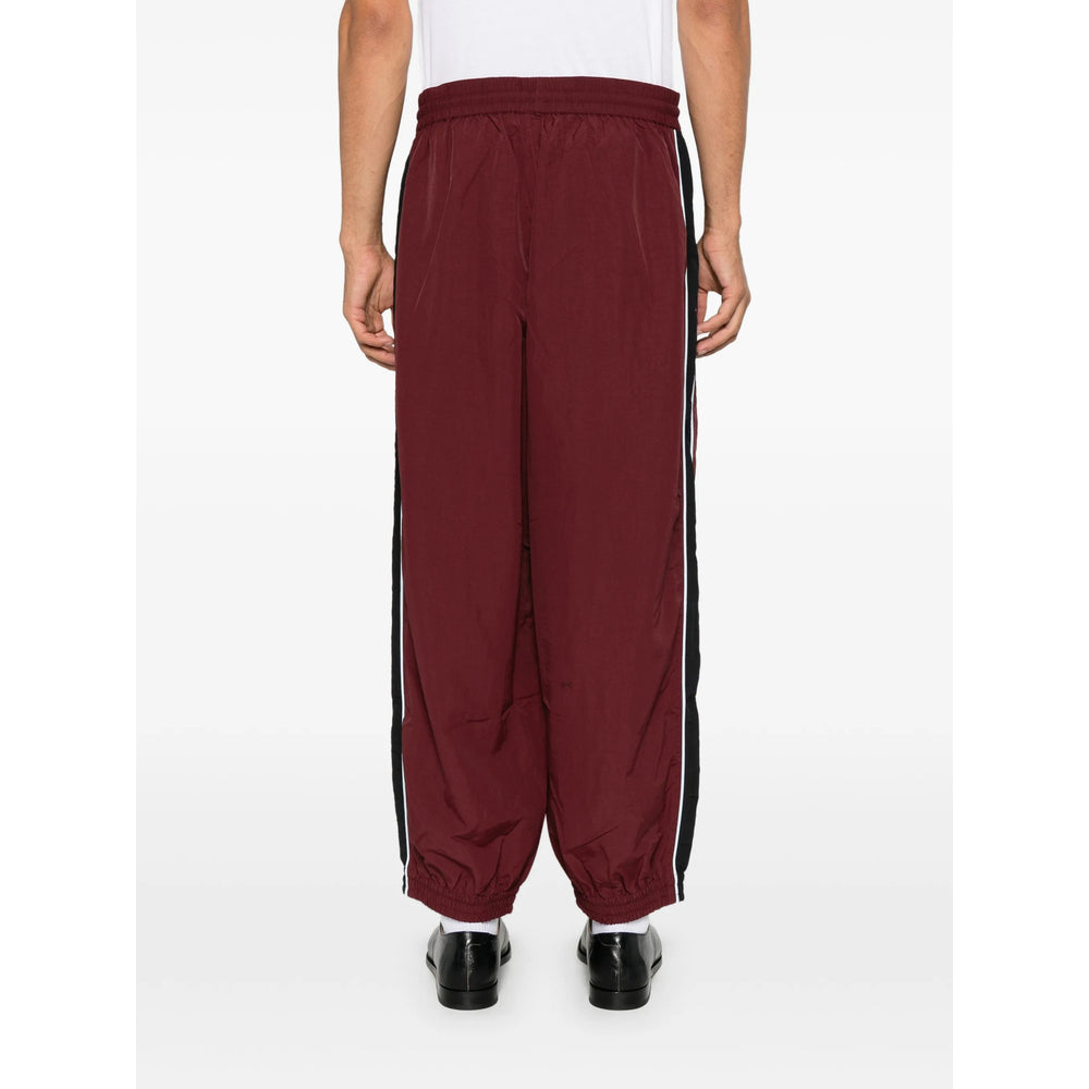 Willy Chavarria Red Trousers - Track Pants Men Willy Chavarria