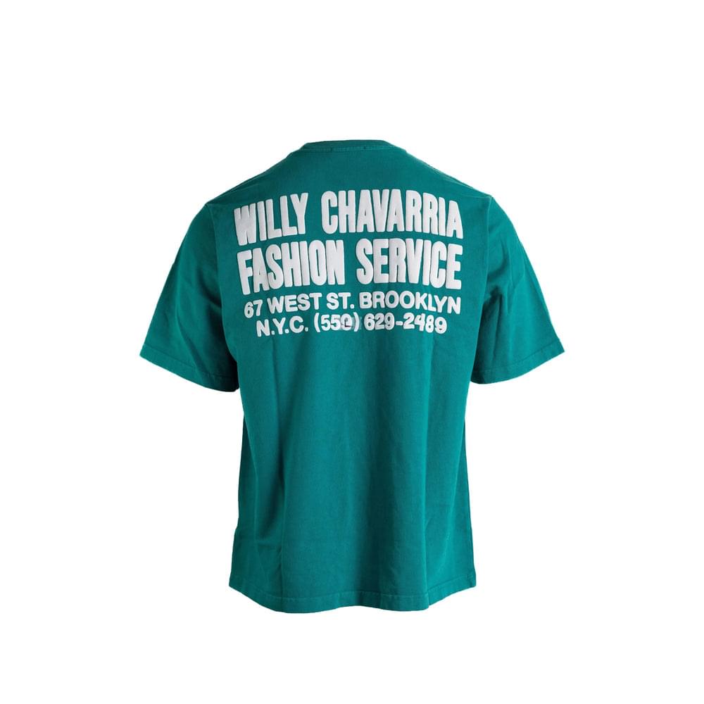 Willy Chavarria Green T-Shirts & Vests Men Willy Chavarria