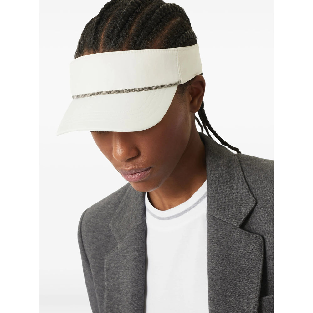 Brunello Cucinelli White Hats Women BRUNELLO CUCINELLI