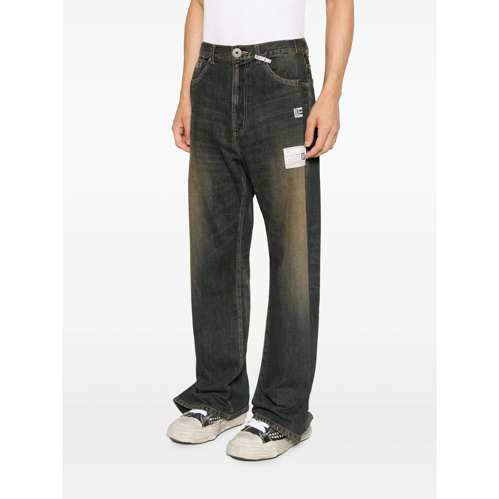Maison Mihara Yasuhiro Blue Denim - Regular & Straight-Leg Jeans Men MAISON MIHARA YASUHIRO