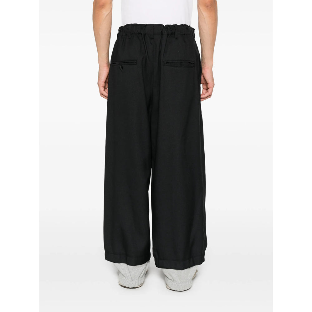 Maison Mihara Yasuhiro Black Trousers - Wide-Leg Trousers Men MAISON MIHARA YASUHIRO