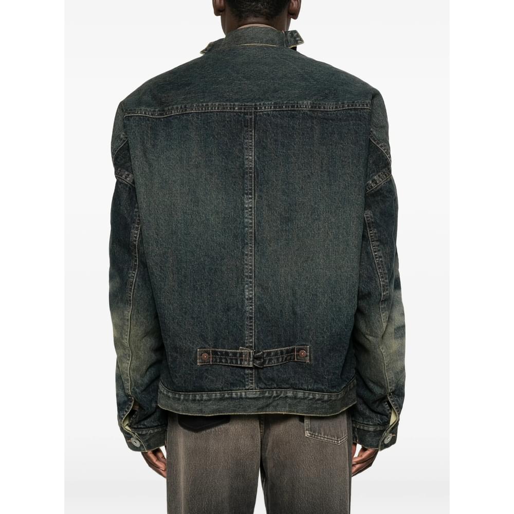 Maison Mihara Yasuhiro Neutrals Jackets - Denim Jackets Men MAISON MIHARA YASUHIRO