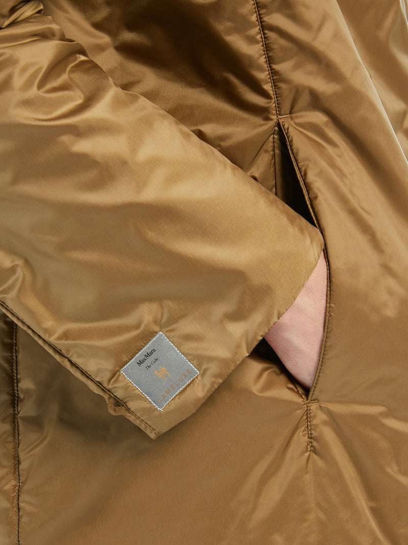 Max Mara The Cube Women Padded Jacket With Hood In Waterproof Canvas MAX MARA THE CUBE