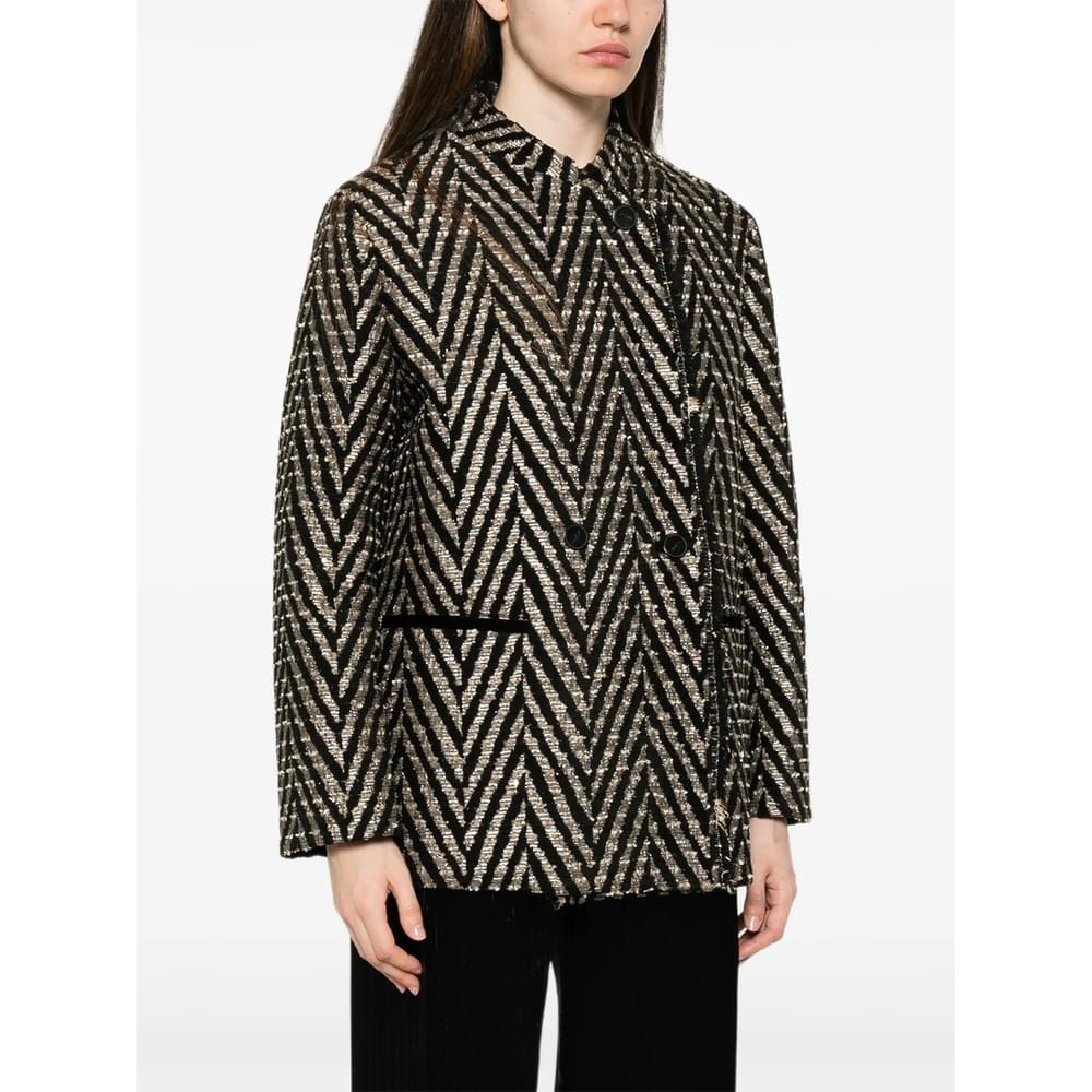 Forte Forte Black Coats - Double Breasted & Peacoats Women FORTE FORTE