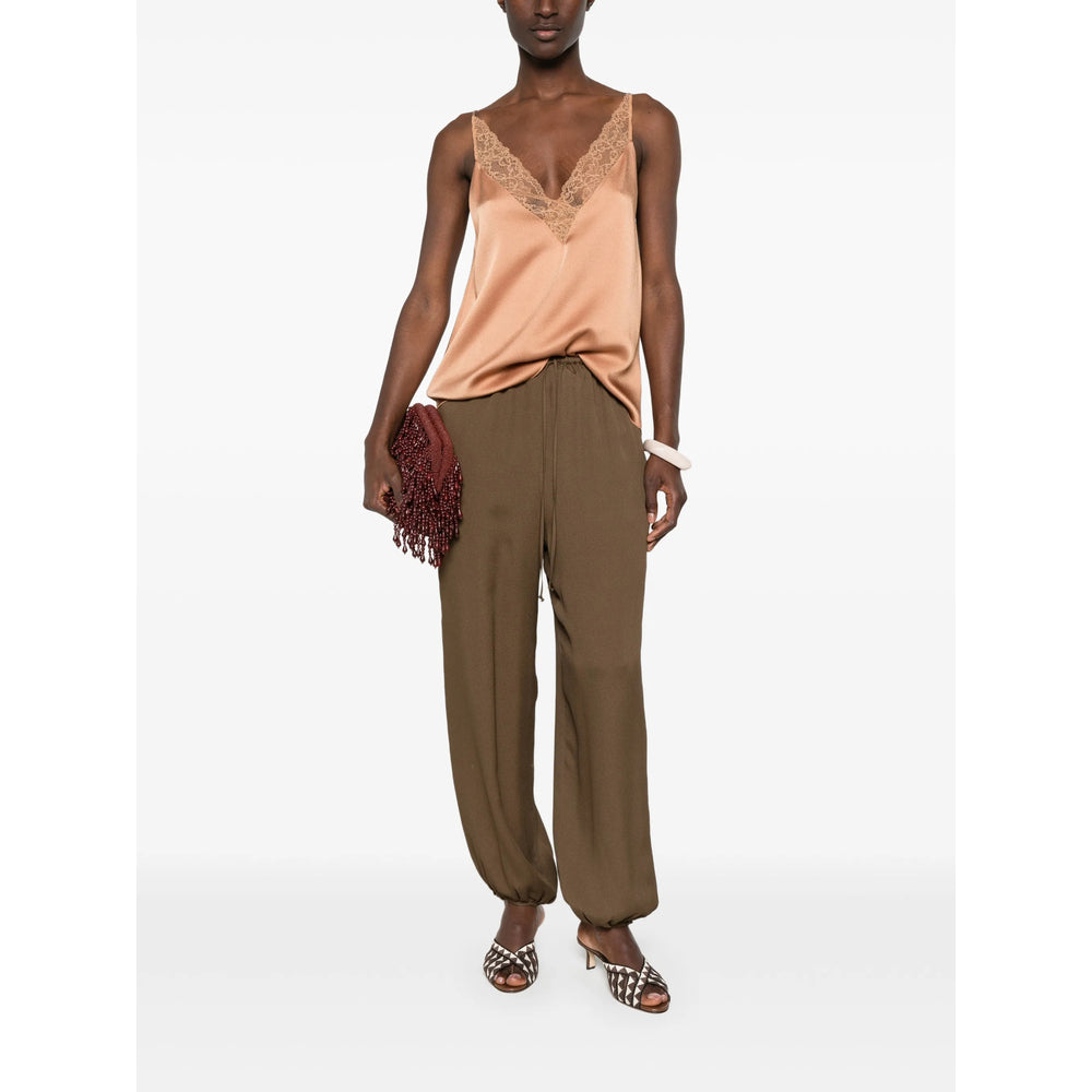 Forte Forte Green Trousers - Tapered Trousers Women FORTE FORTE