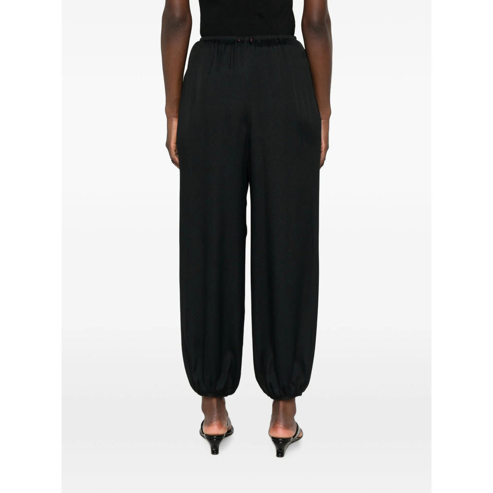 Forte Forte Black Trousers - Straight Trousers Women FORTE FORTE