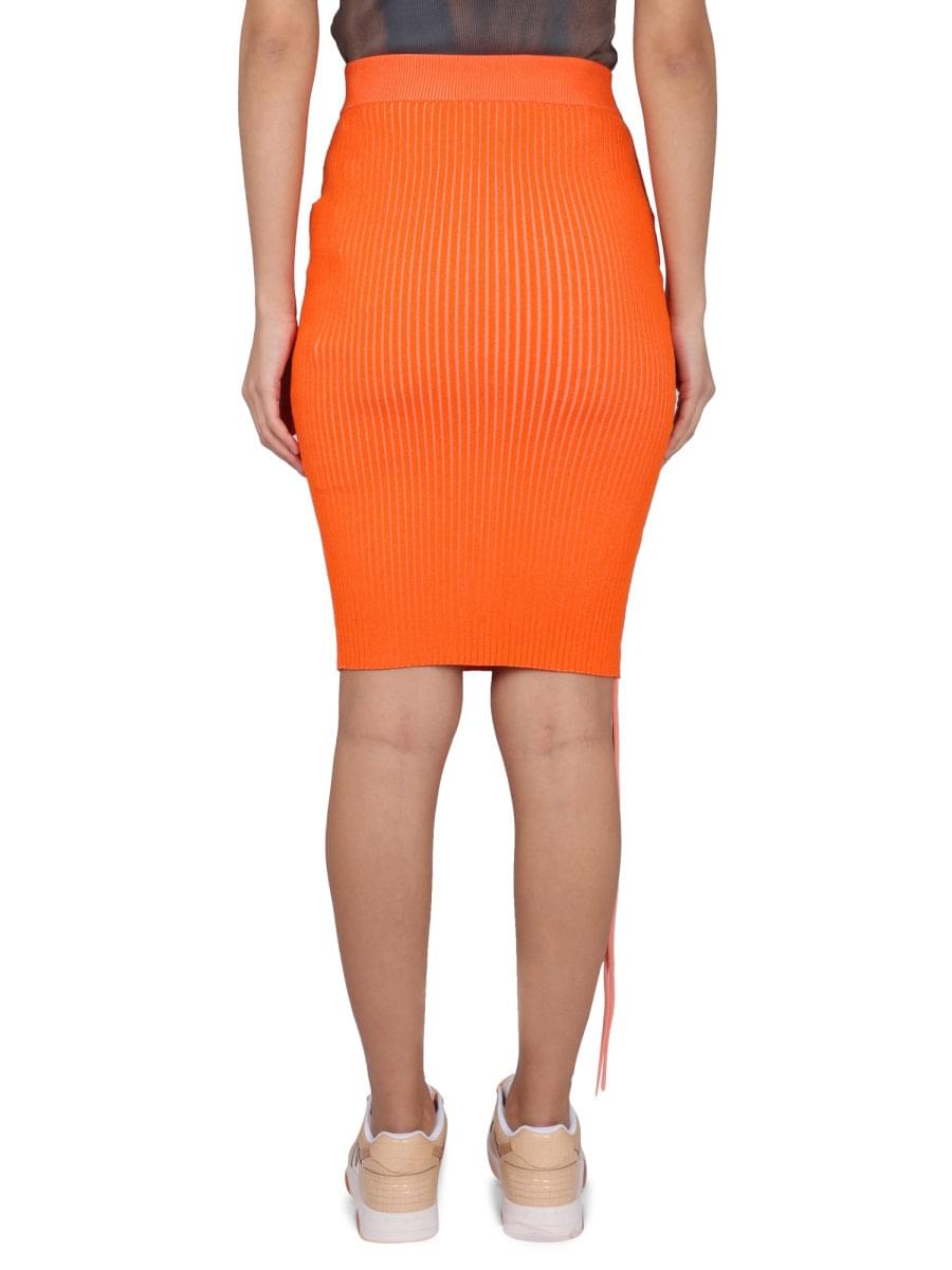 Off-White Women Cut-Out Skirt OFF-WHITE