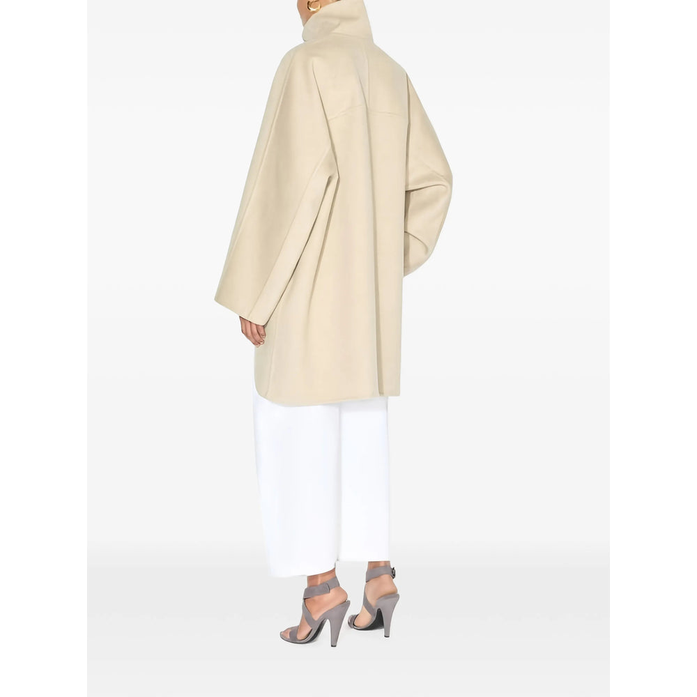 Alaïa Neutrals Coats - Oversized Coats Women ALAIA