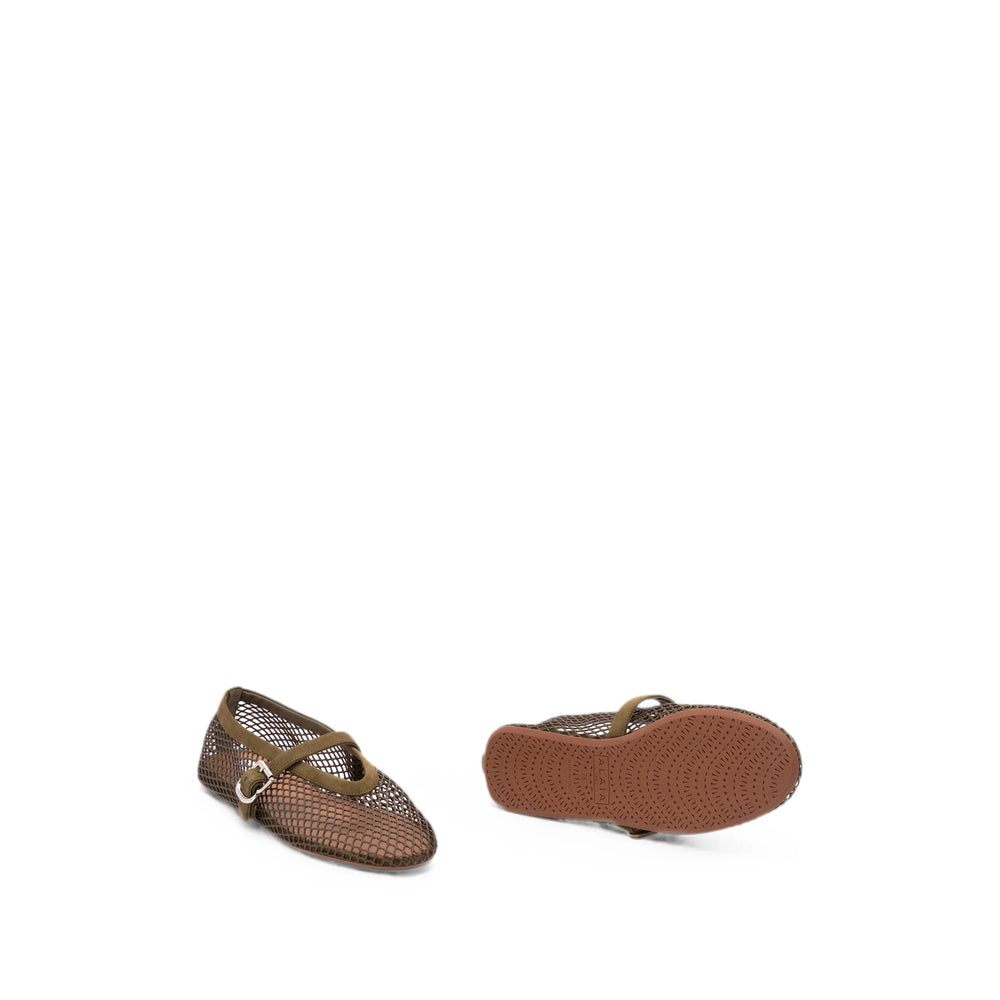 Alaïa White Ballet Flats Women ALAIA