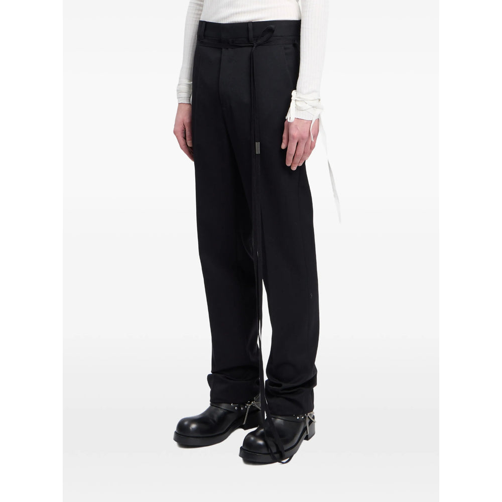 Ann Demeulemeester Black Trousers - Tailored Trousers Men ANN DEMEULEMEESTER
