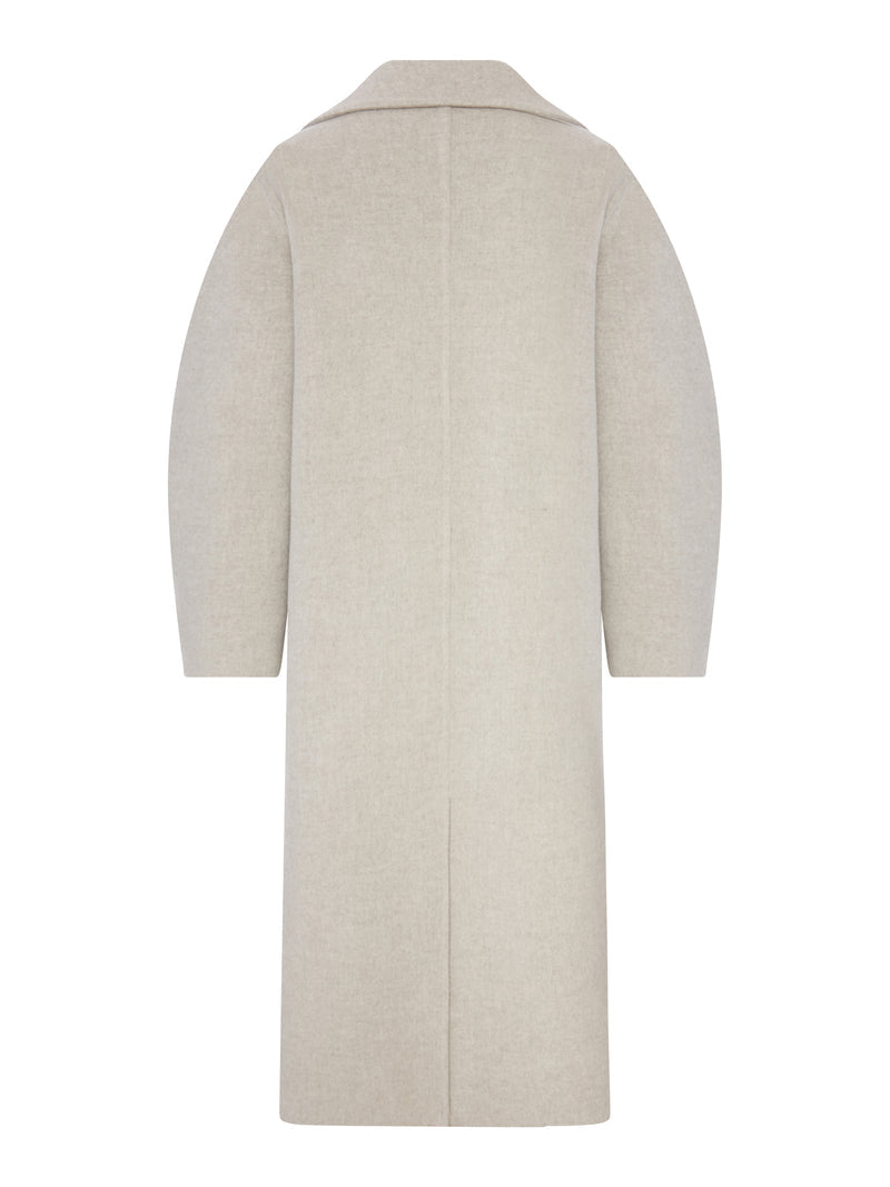 Brunello Cucinelli Women Long Double-Breasted Wool And Cashmere Coat BRUNELLO CUCINELLI