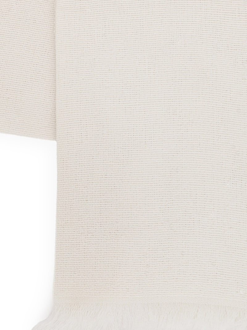 Brunello Cucinelli Women Cashmere And Silk Scarf With Sequins BRUNELLO CUCINELLI