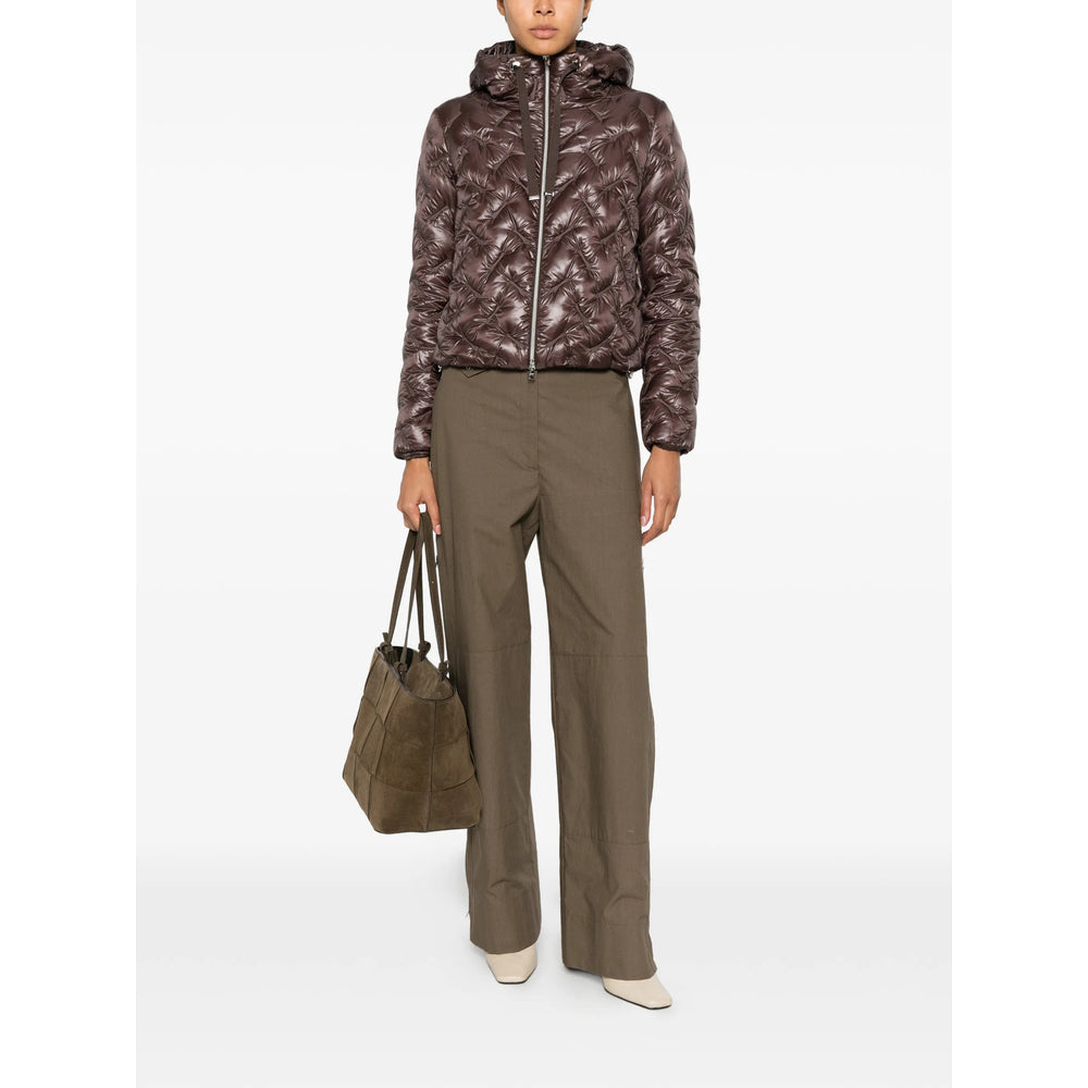 Herno Brown Jackets - Puffer Jackets Women HERNO