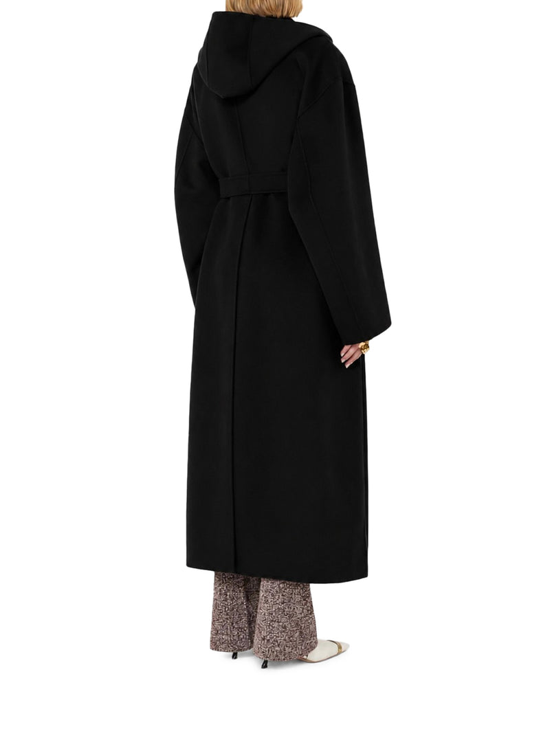 Sportmax Women Oversized Pure Wool Coat SPORTMAX