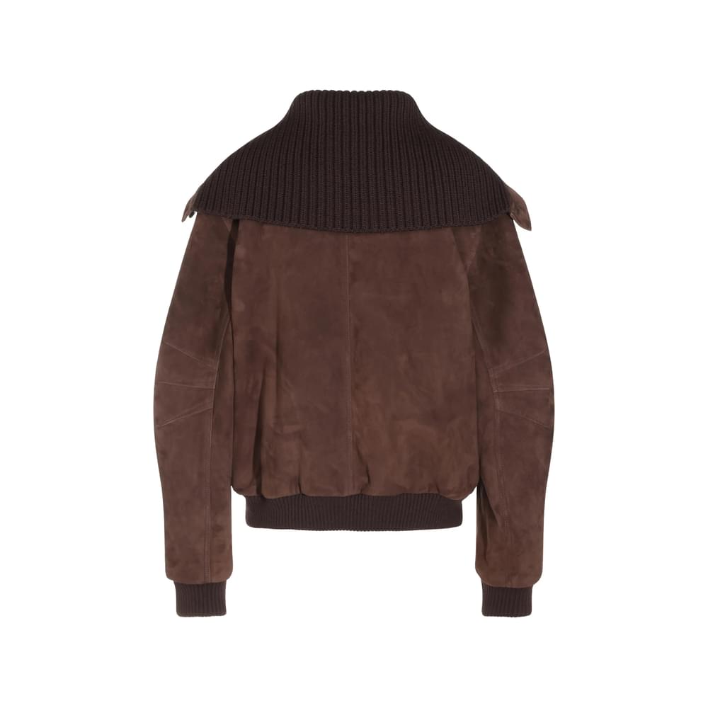The Attico Brown Jackets - Bomber Jackets Women THE ATTICO